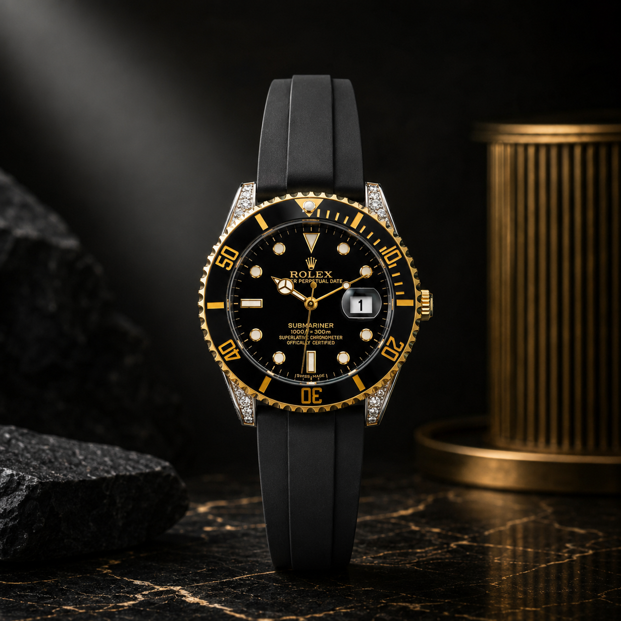 RLX - Submariner Diamond Case Watch