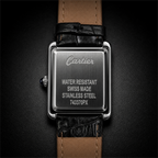 CARTIER - Tank Roman Leather Watch