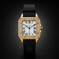 CARTIER - Santos Diamond Bezel Watch