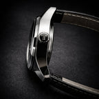 TAG HEUER - Day-Date Leather Strap Watch